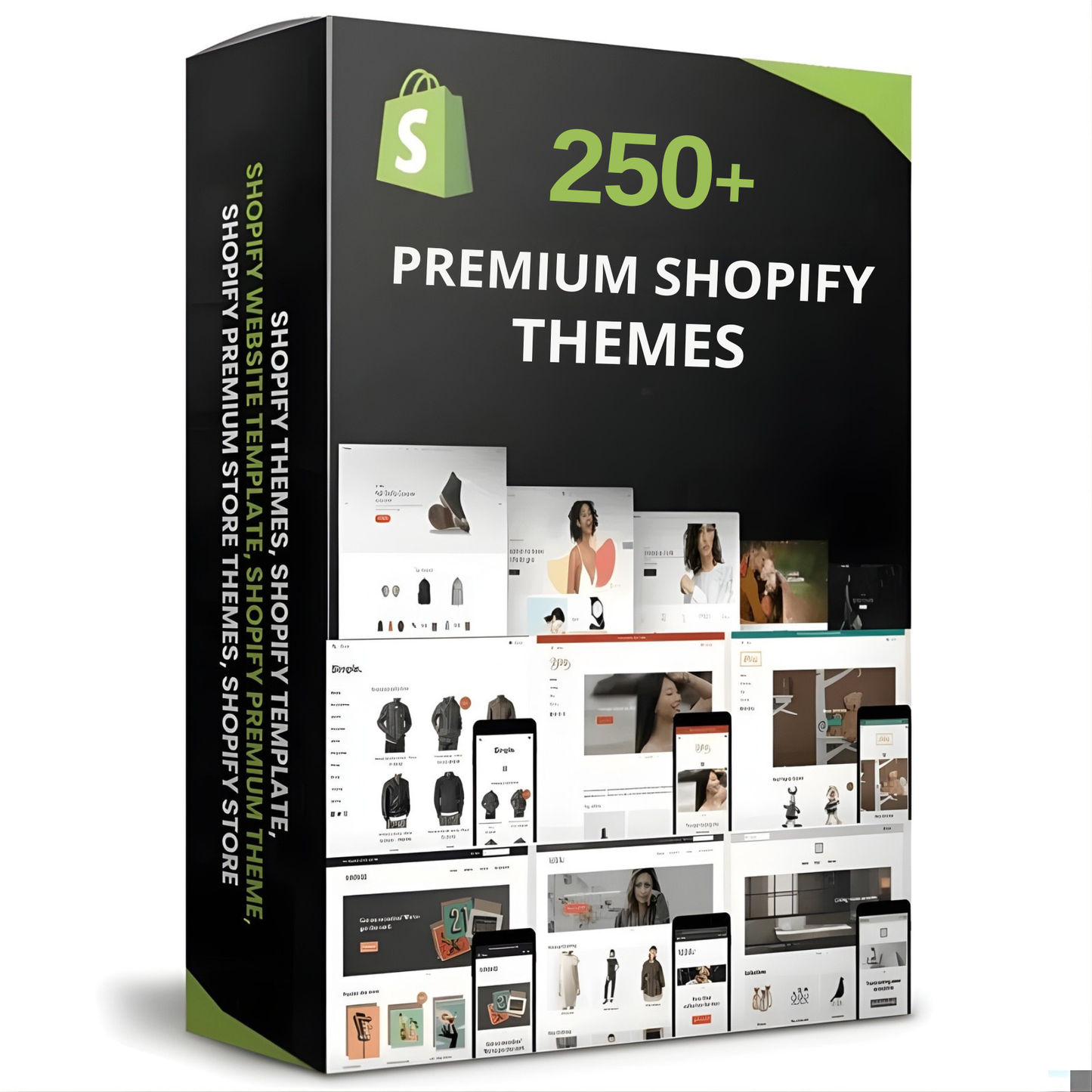 +250 Premium Shopify Themes + course shopify gratuite