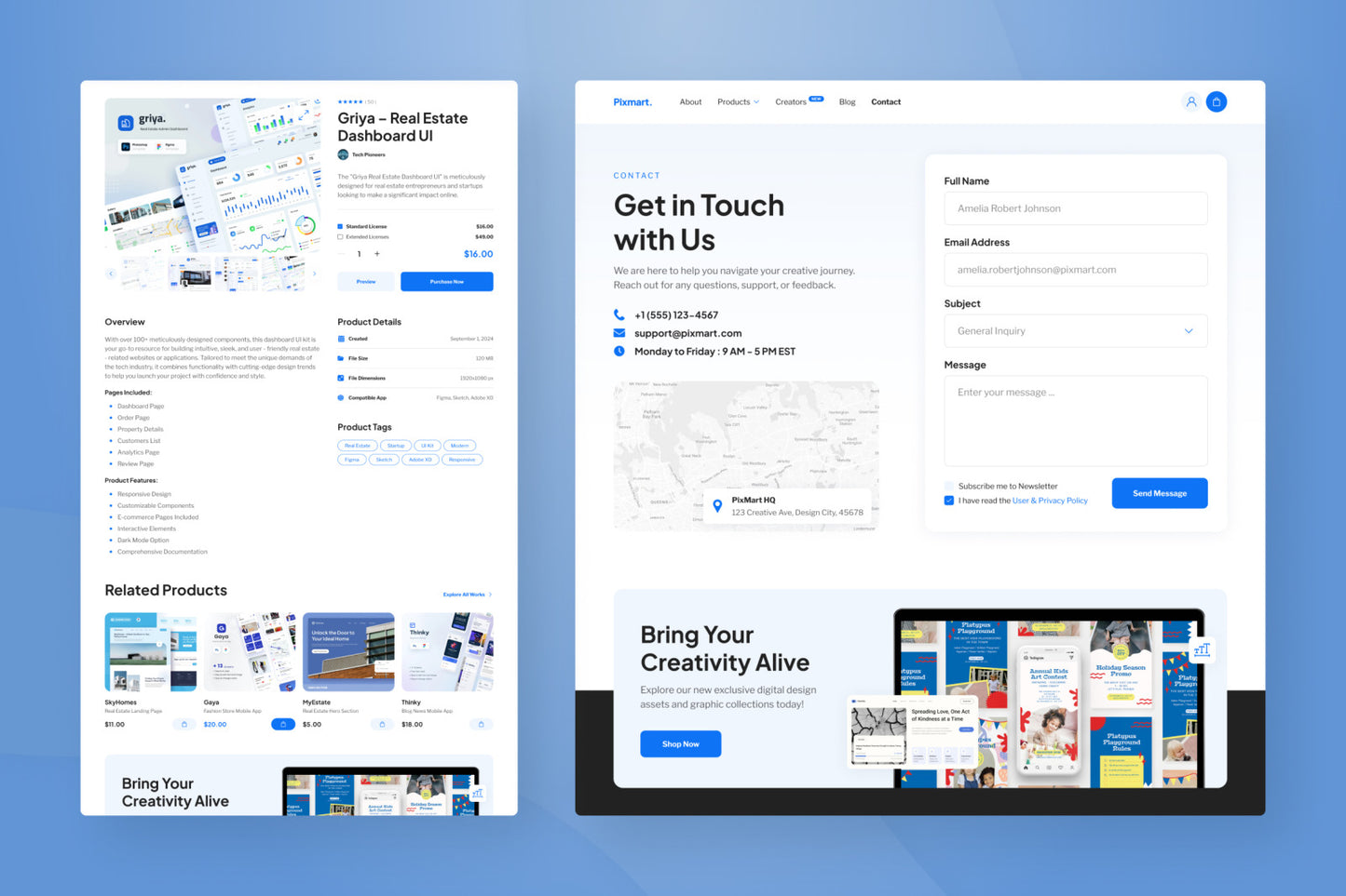 Digital Products E-Commerce Website